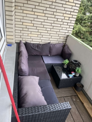 Loungeecke - Helle Dachgeschosswohnung mit 51 m², Balkon und Aufzug